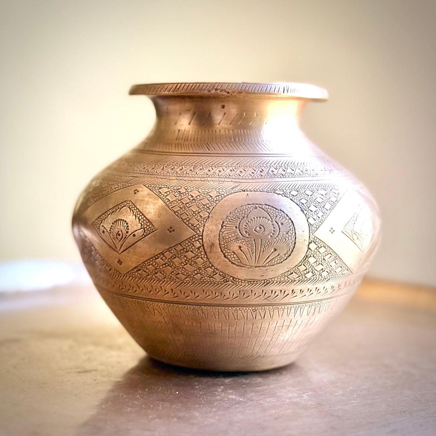 Antique Hand carved Kalash