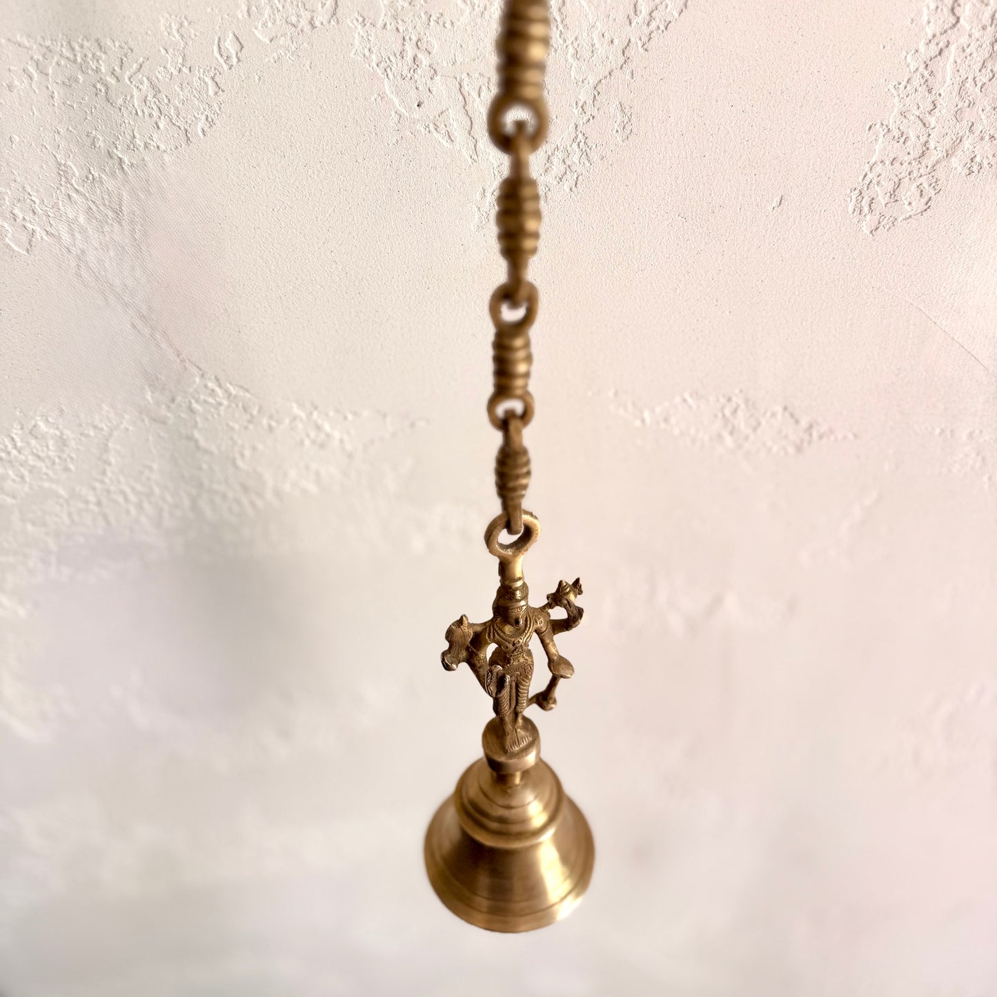 Vishnu Hanging Bell – Handcrafted Brass Temple Bell