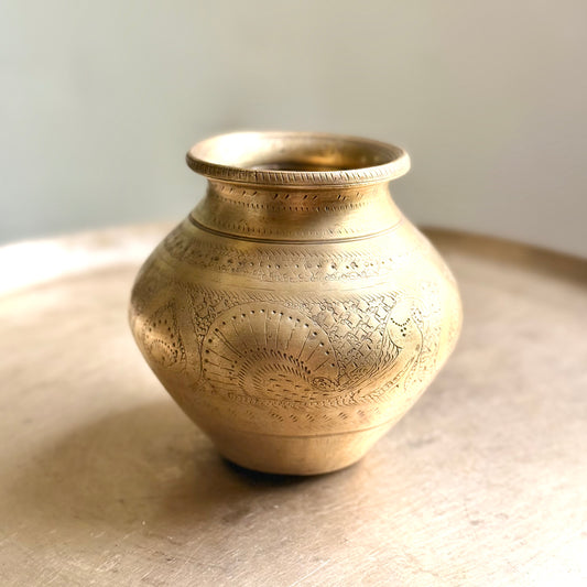 Antique Hand carved Kalash