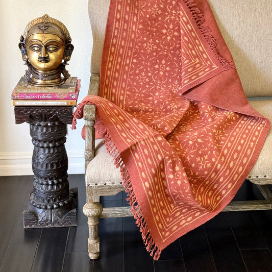 ‘Yasmeen’ Dabu Block Print Dhurrie