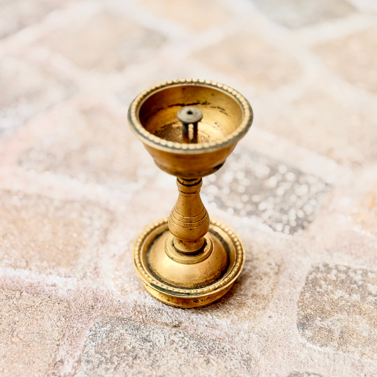 Vintage Brass Oil Lamp