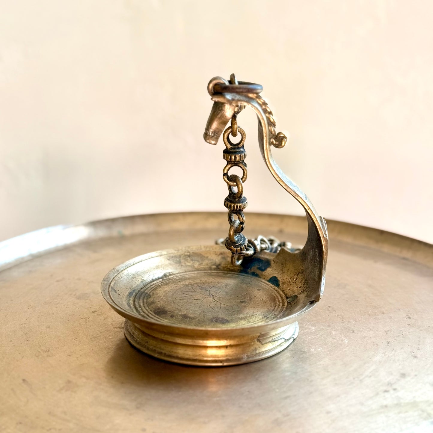 Heritage Hanging Kuthira Vilakku - A Rare Find