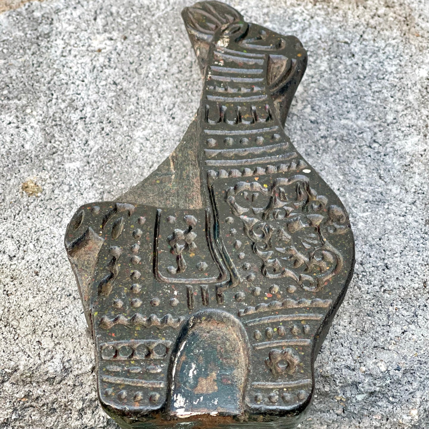 Vintage Horse Printing Block