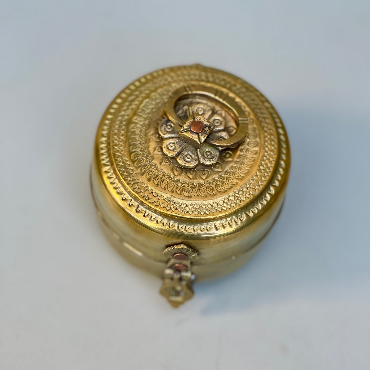 Vintage ‘Purna’ Brass Box