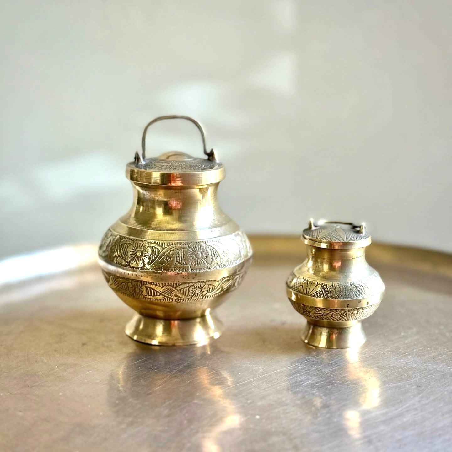 Vintage Miniature Kamandal Set