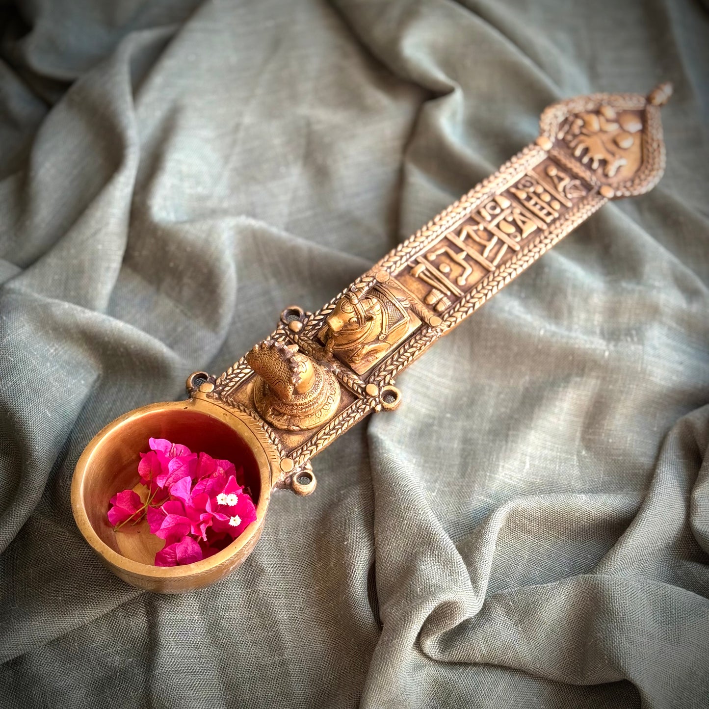 Nandi & Shiva Uddharani Ritual Spoon