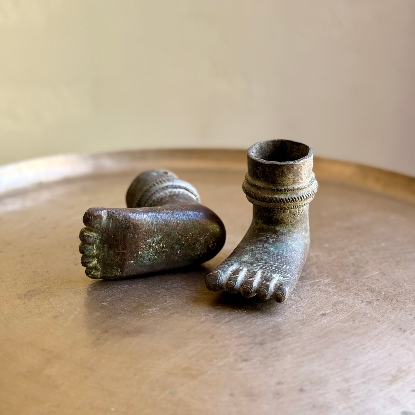 Antique Pair of Devi Feet