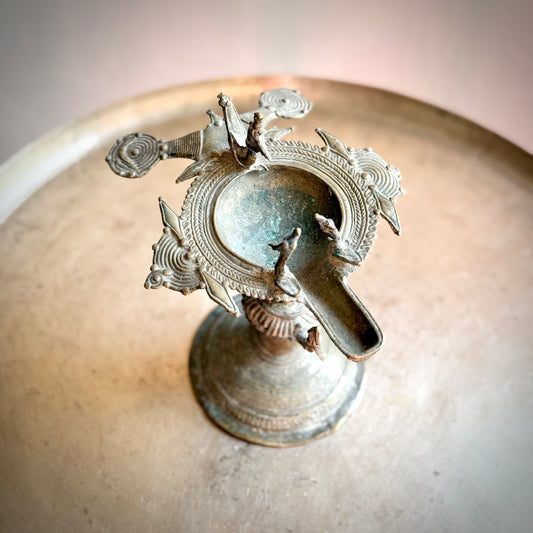 Vintage Dokra Lamp