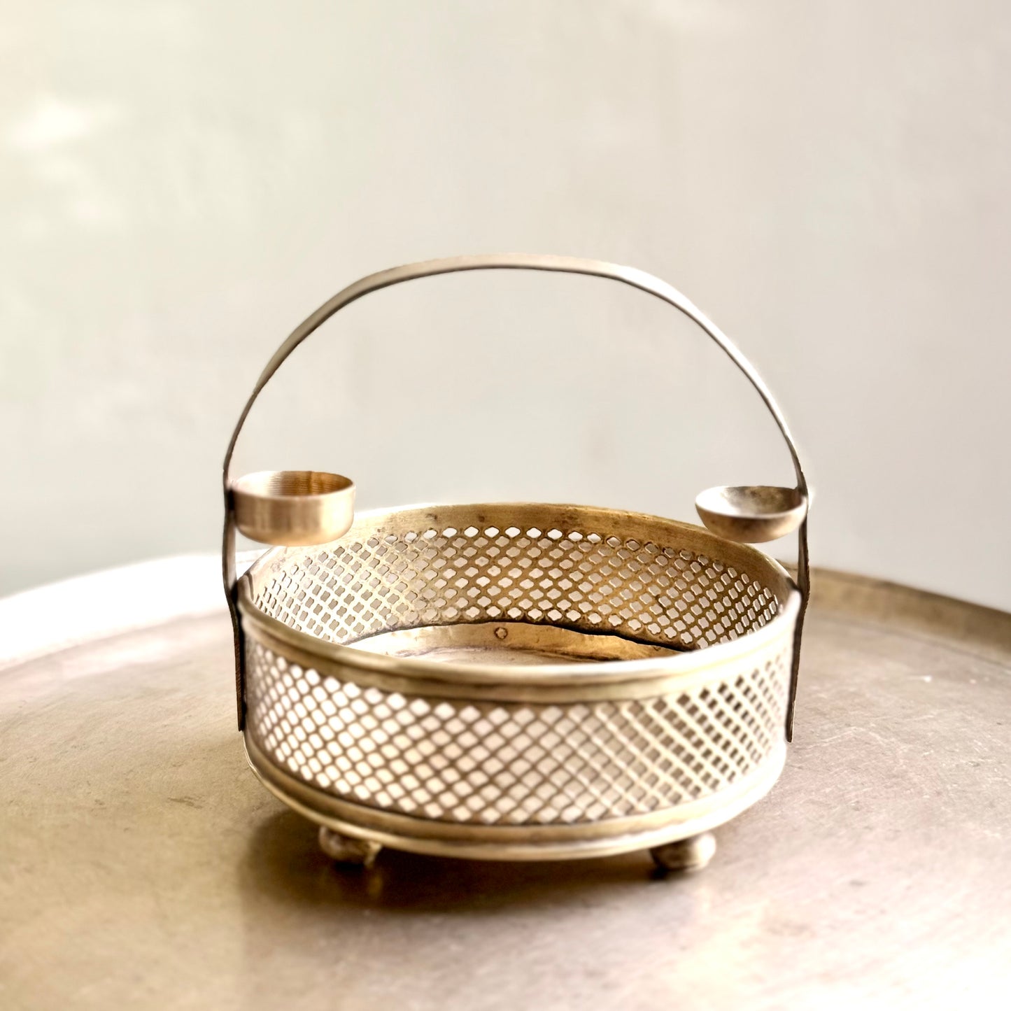 Vintage Flower Basket