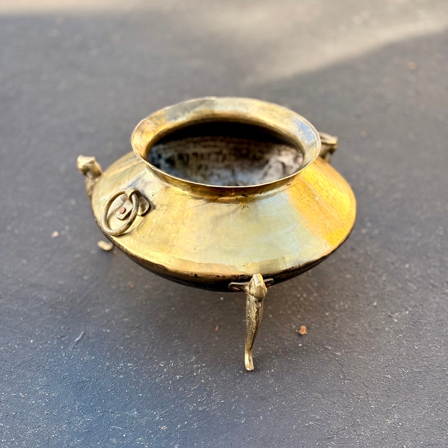 ‘Kanaka’ Antique Brass Pot & Planter