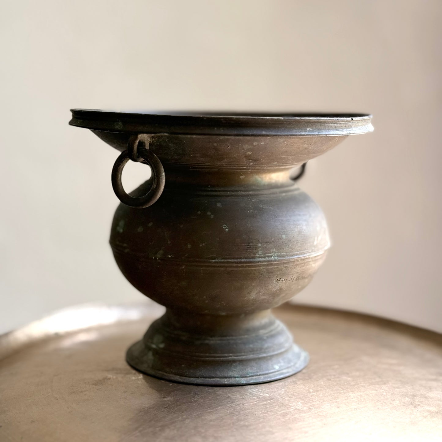 Antique Bronze Vetrilai Panikam - Tamil Nadu (Early 20th Century)
