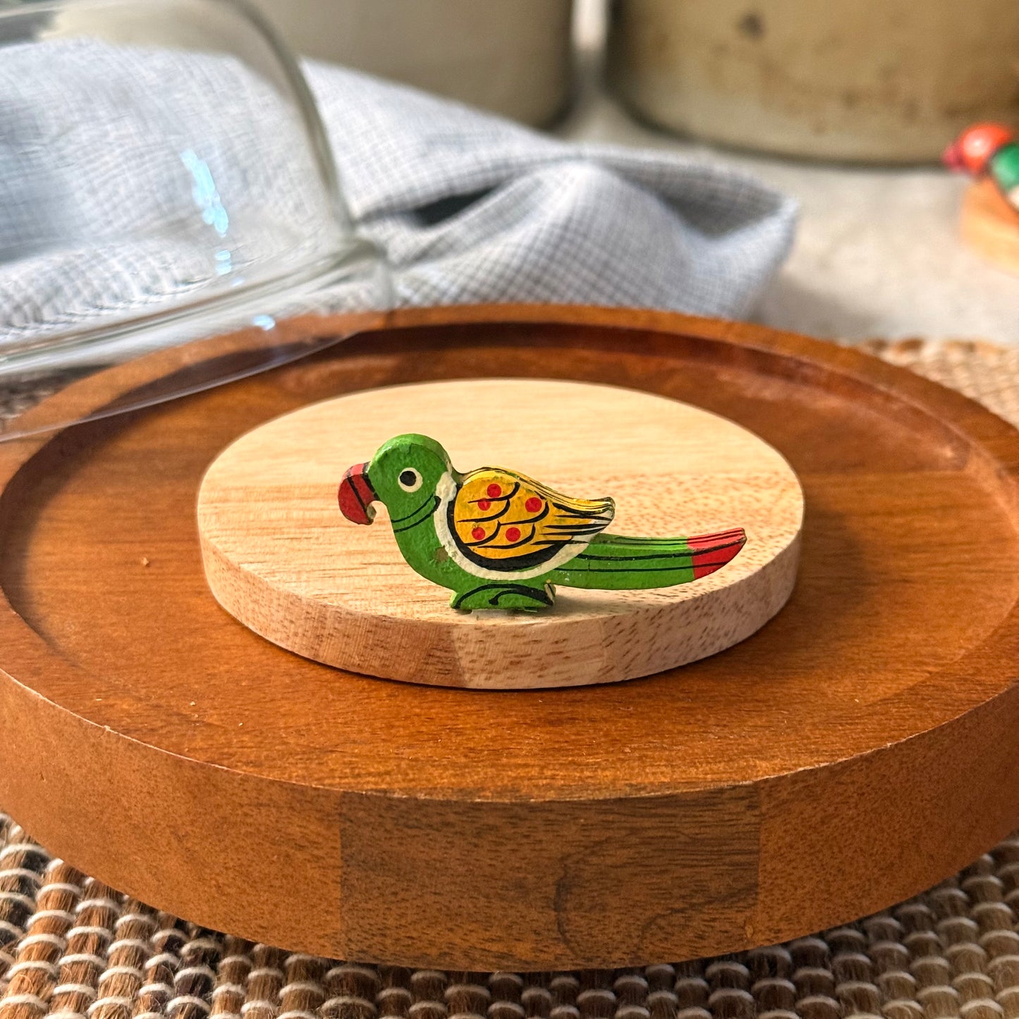 ‘Pankhi’ Coasters (Set of 2) by Veer Singh