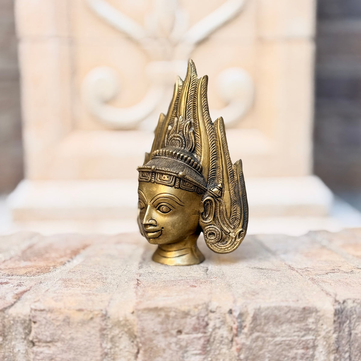 Vintage Devi Mukha | South India | 50-60 Years Old
