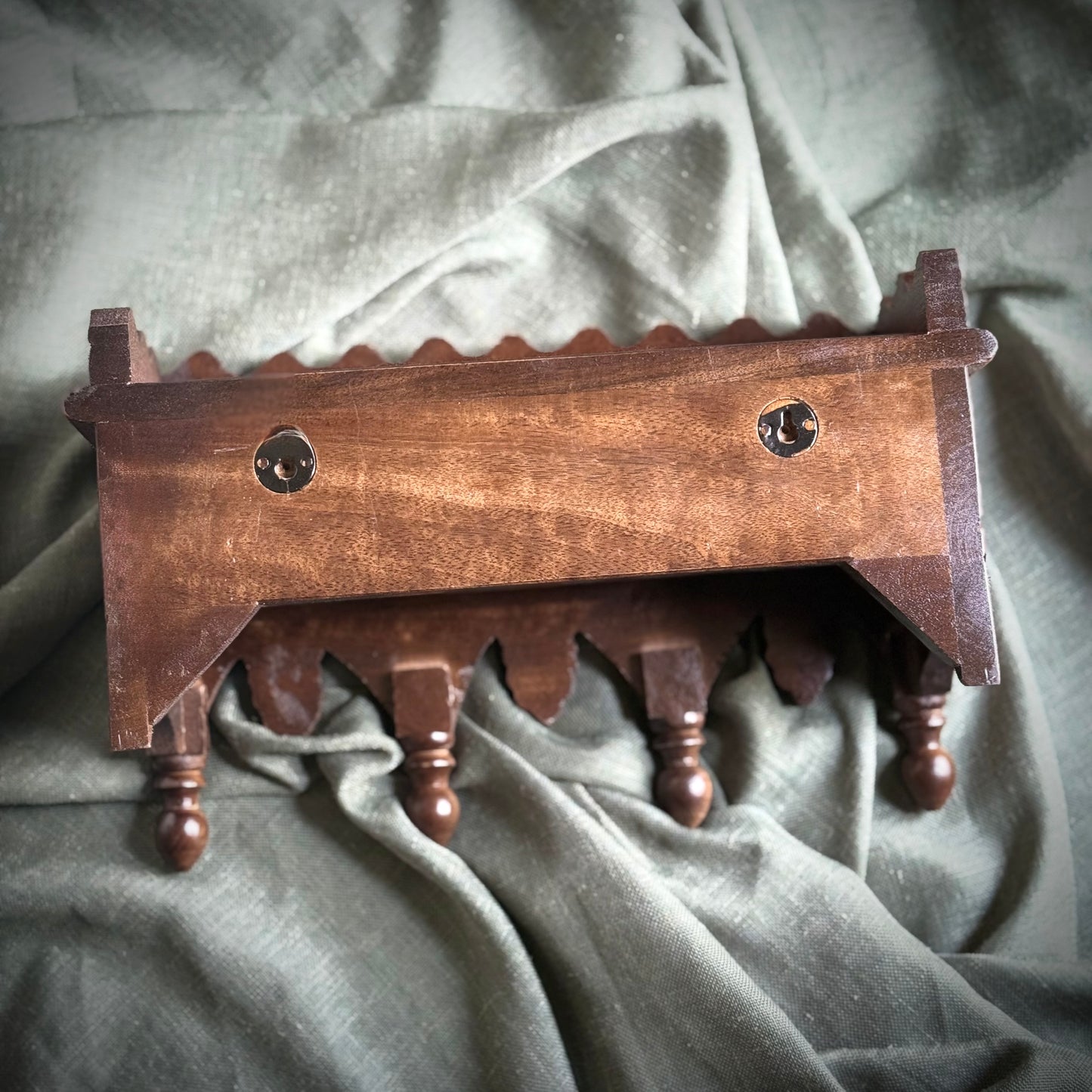 ‘Raunaq’ Handcarved Wooden Wall Shelf