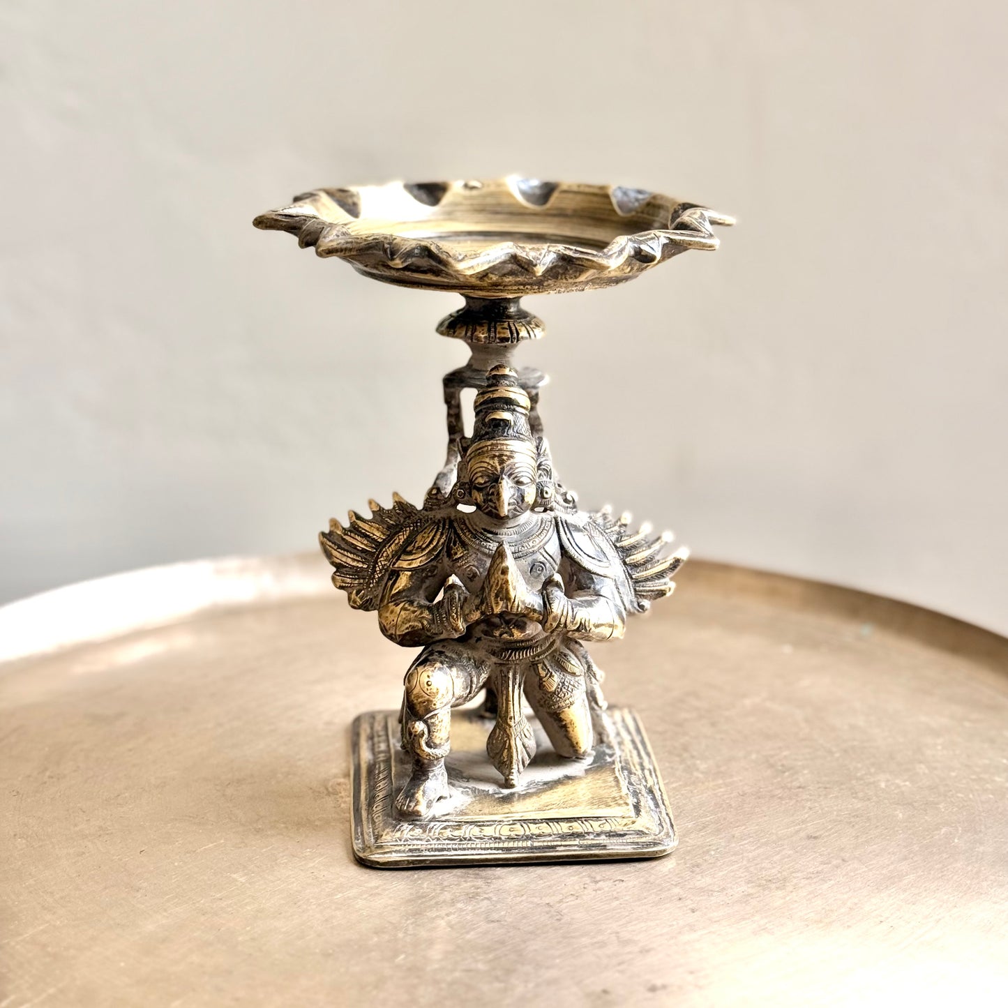 Divine Brass Garuda Lamp