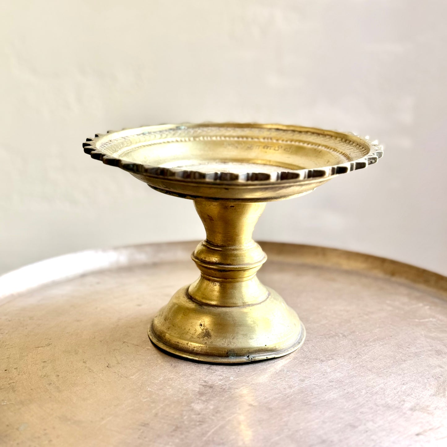Vintage Bronze Pedestal