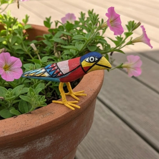 Hand-Crafted Wooden Bird ‘Chidiya’ by Veer Singh