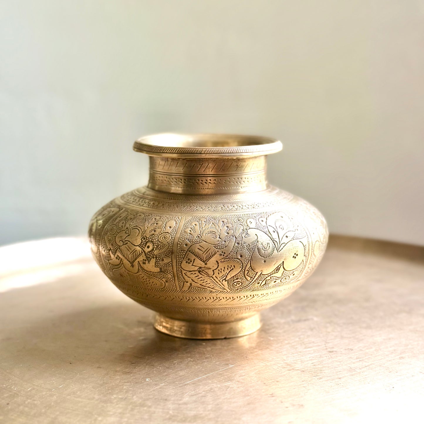 Antique Hand carved Kalash