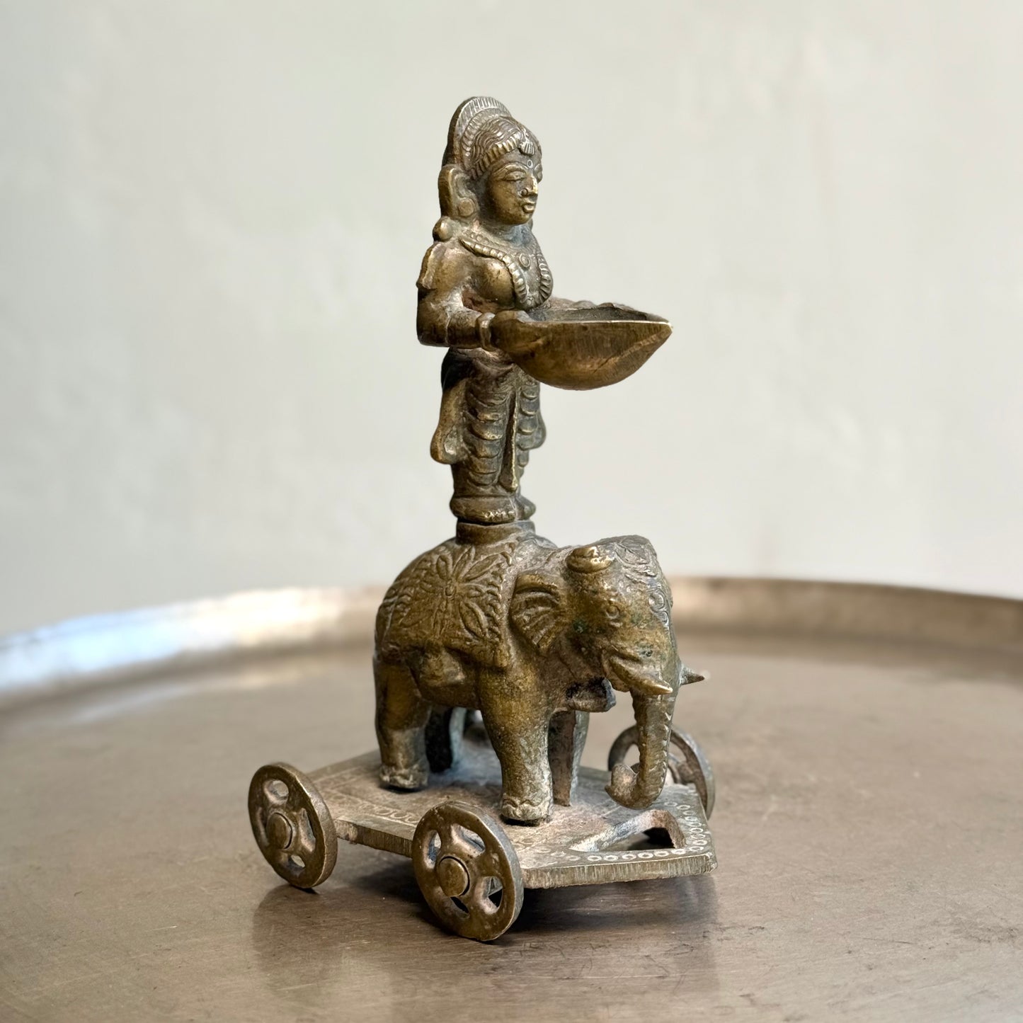 Vintage Brass Pavaai Vilakku