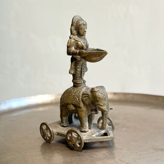 Vintage Brass Pavaai Vilakku