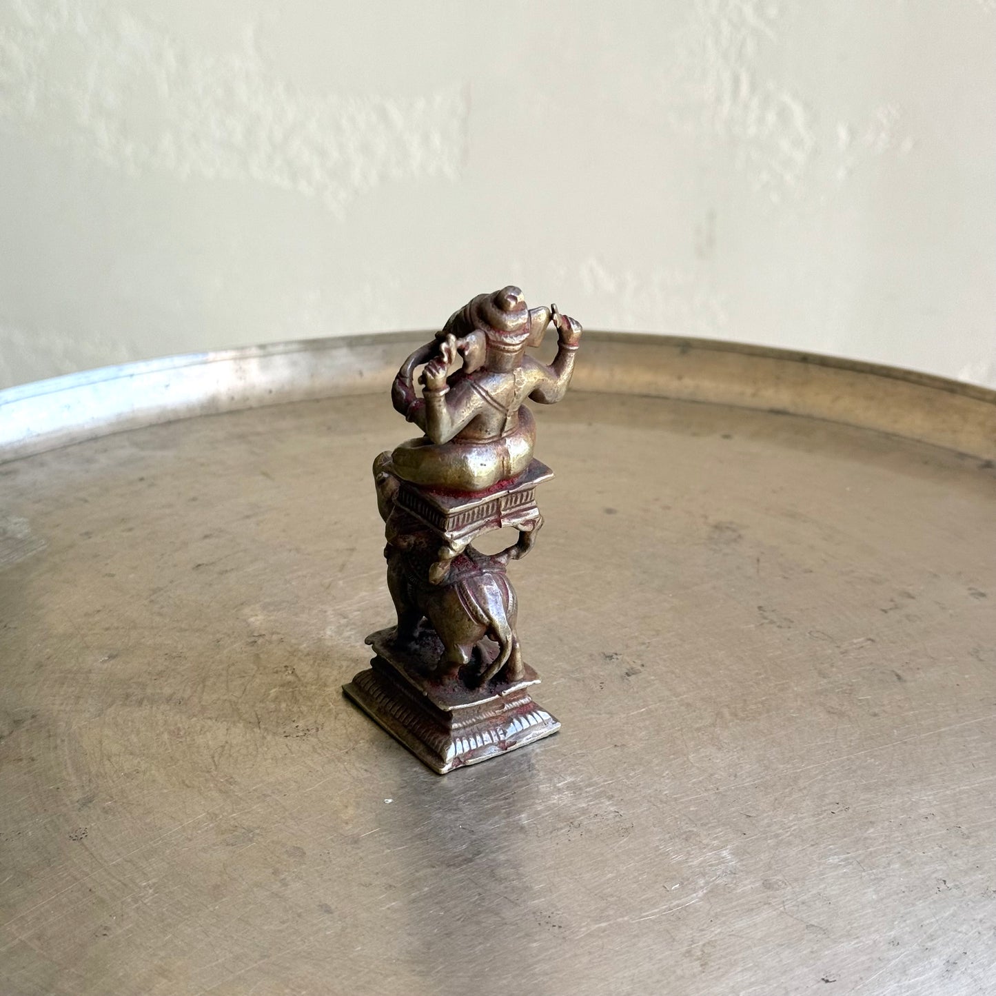 Vintage Brass Ganesha on Mouse