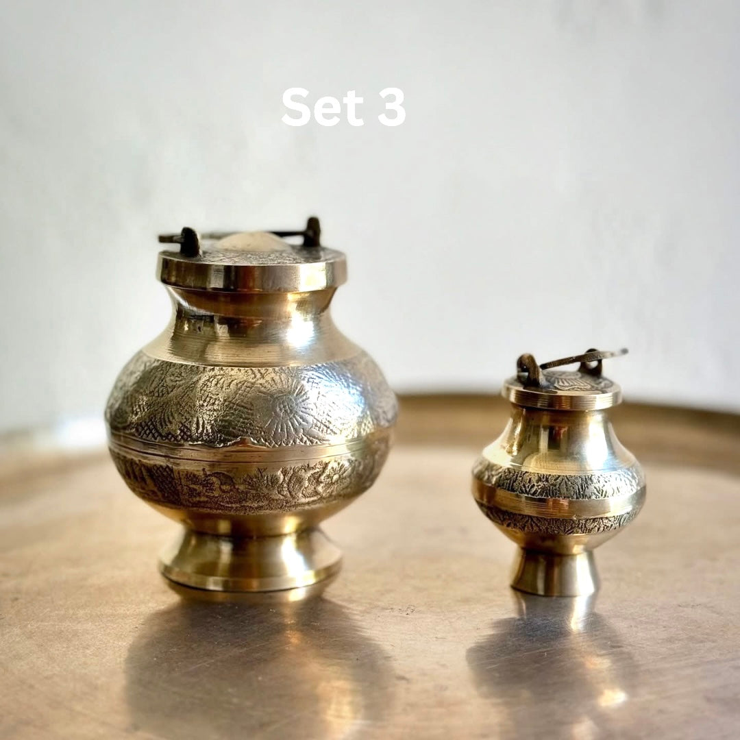 Vintage Miniature Kamandal Set