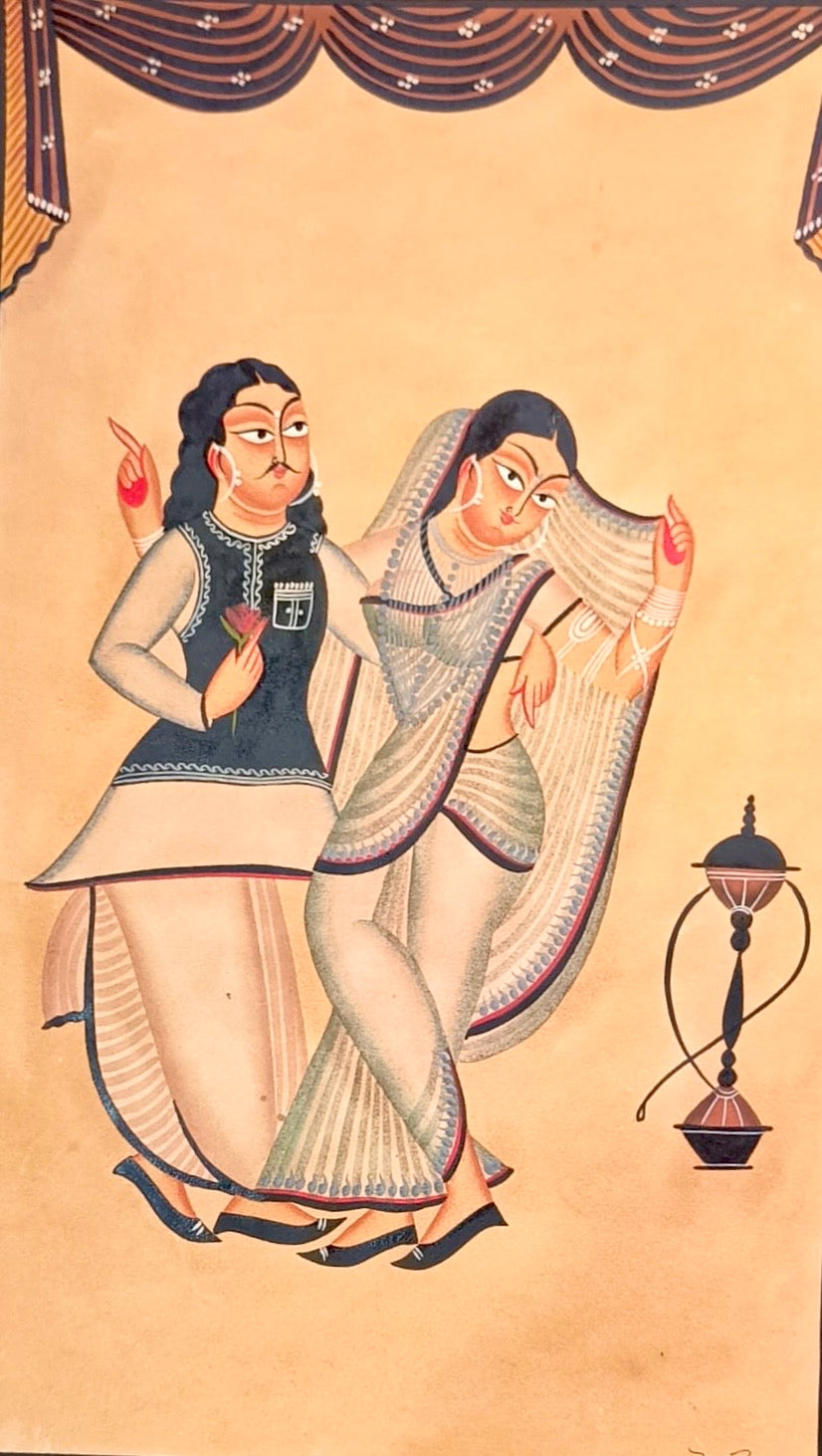 ‘Babu Bibi's Romantic Reverie’ by Uttam Chitrakar