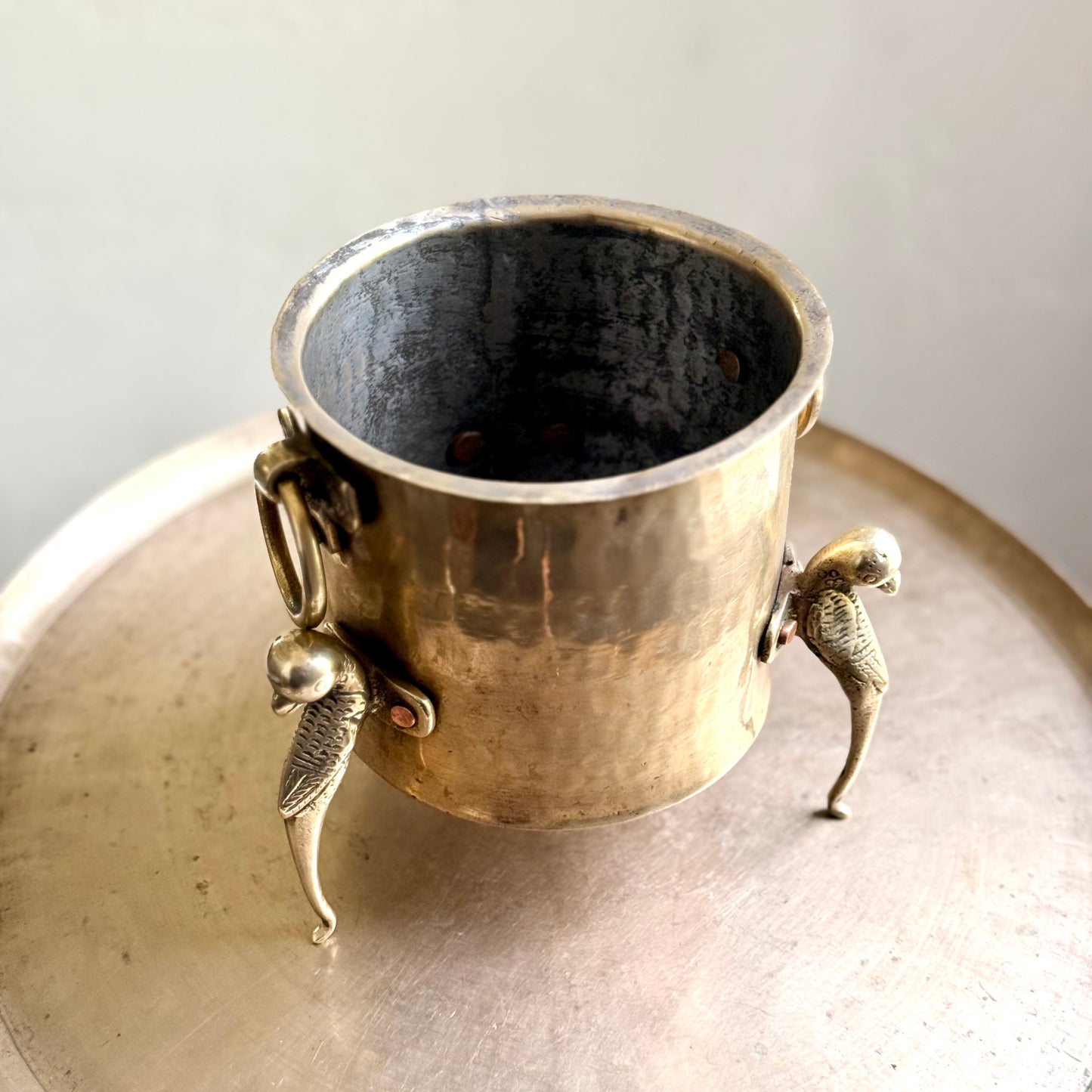 Vintage Brass Planter