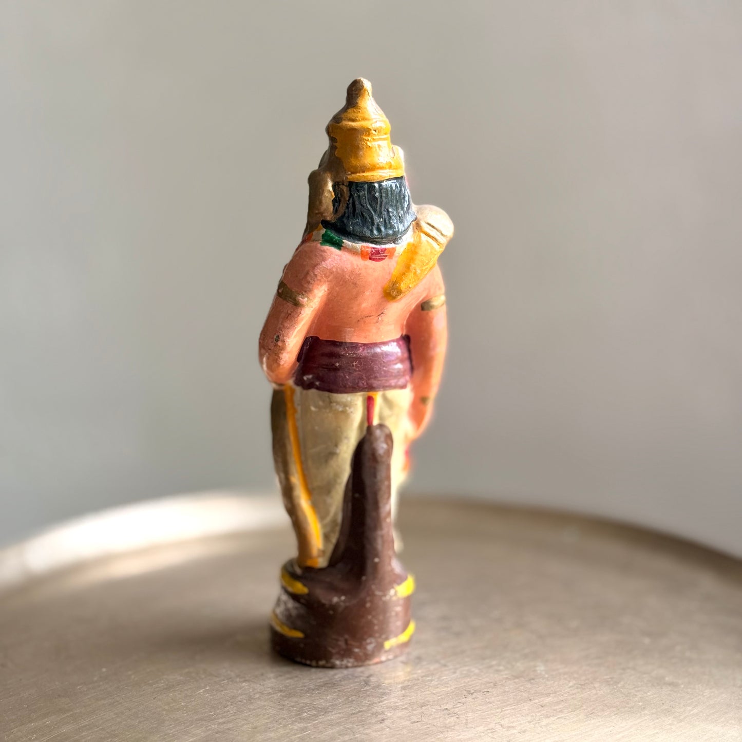 Vintage Ram Parivar Golu Set: Ram, Lakshman, and Sita (c. 1970s)