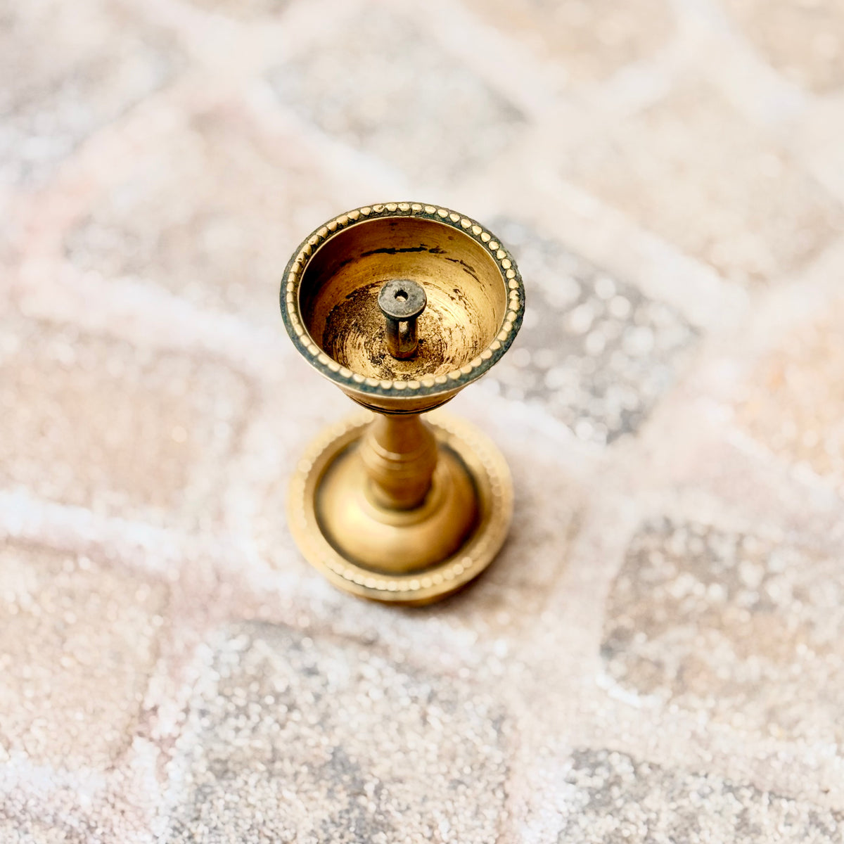 Vintage Brass Oil Lamp