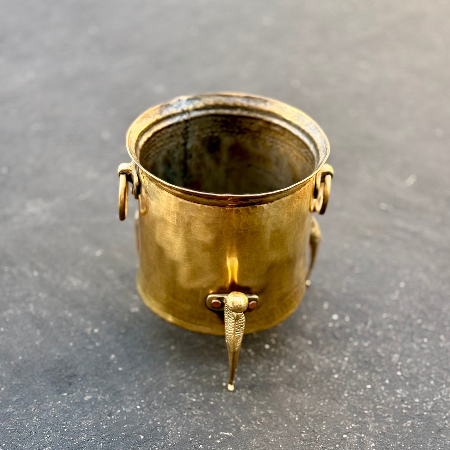 Vintage Brass Planter