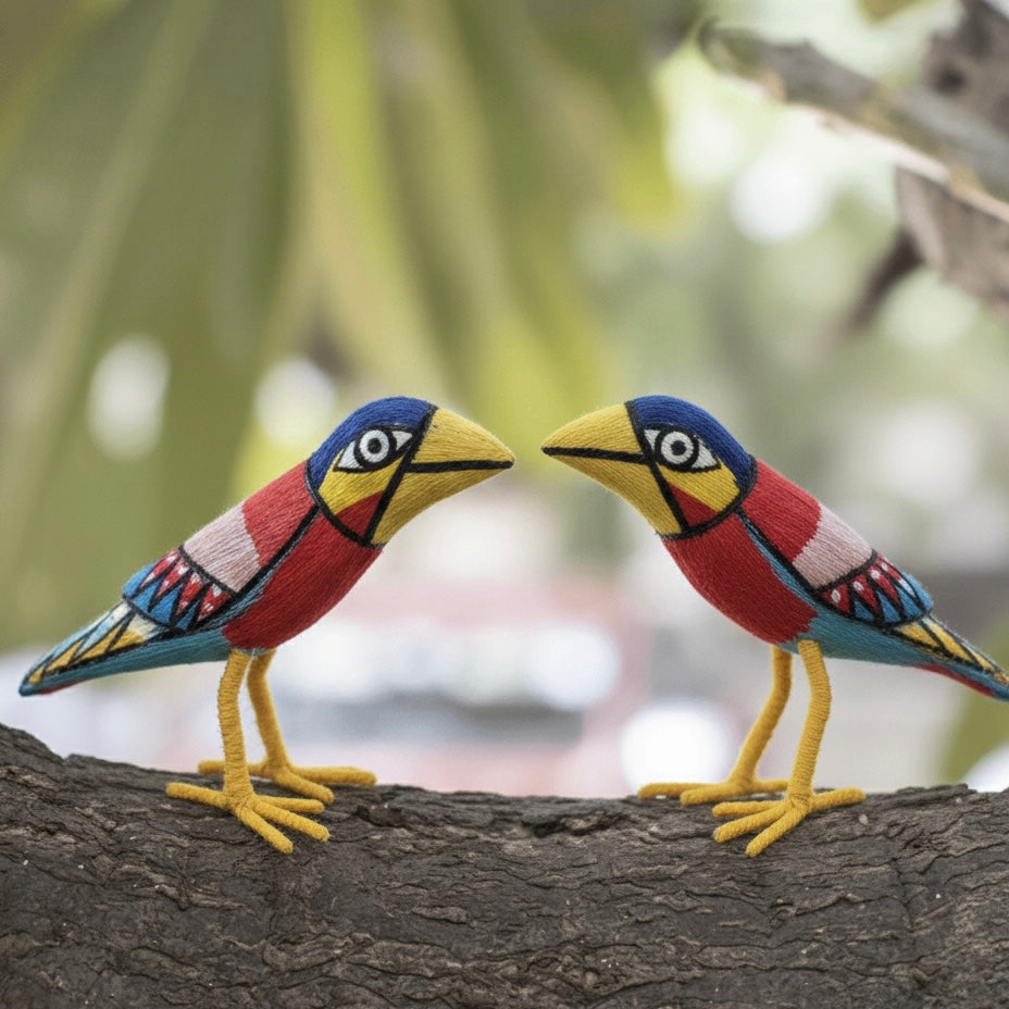 Hand-Crafted Wooden Bird ‘Chidiya’ by Veer Singh