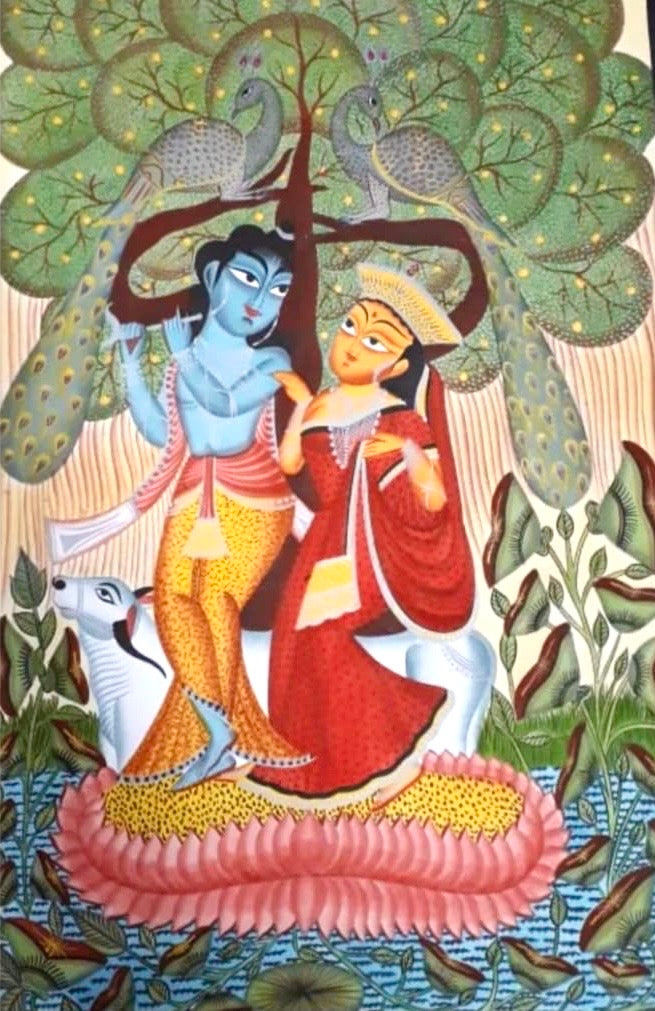 ‘Radha-Krishna, Eternal Love’ by Uttam Chitrakar