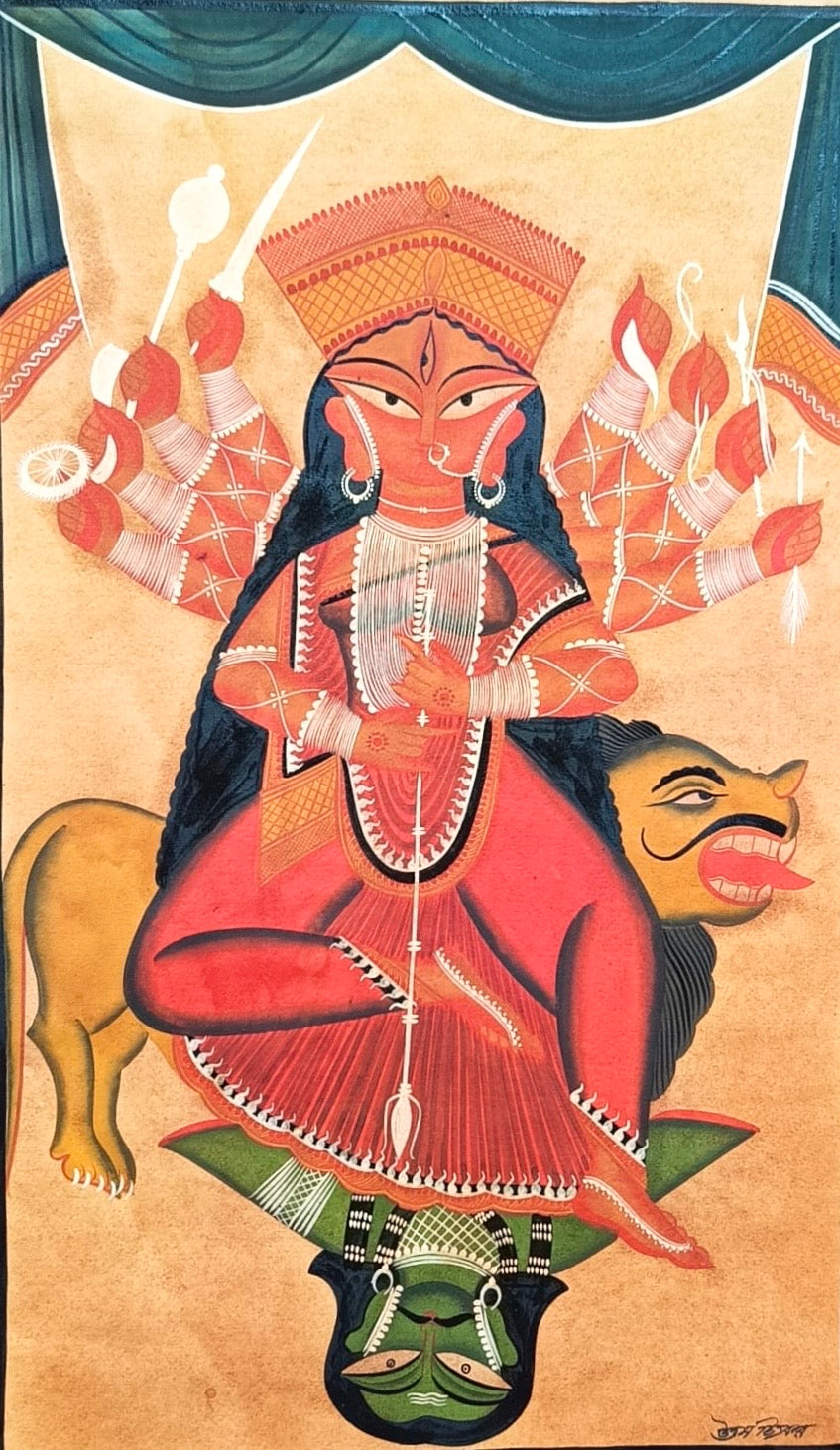 ‘Maa Durga’ by Uttam Chitrakar