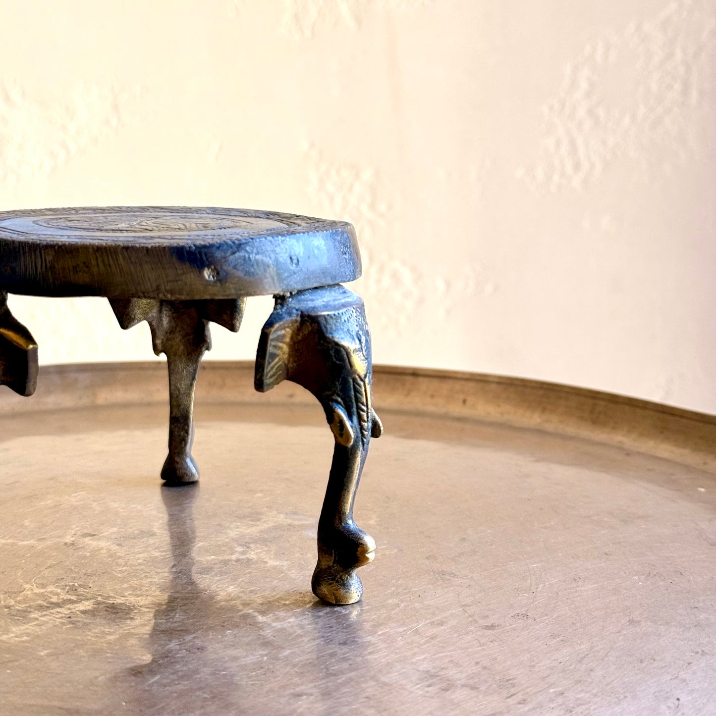 Brass Elephant-Legged Tripod