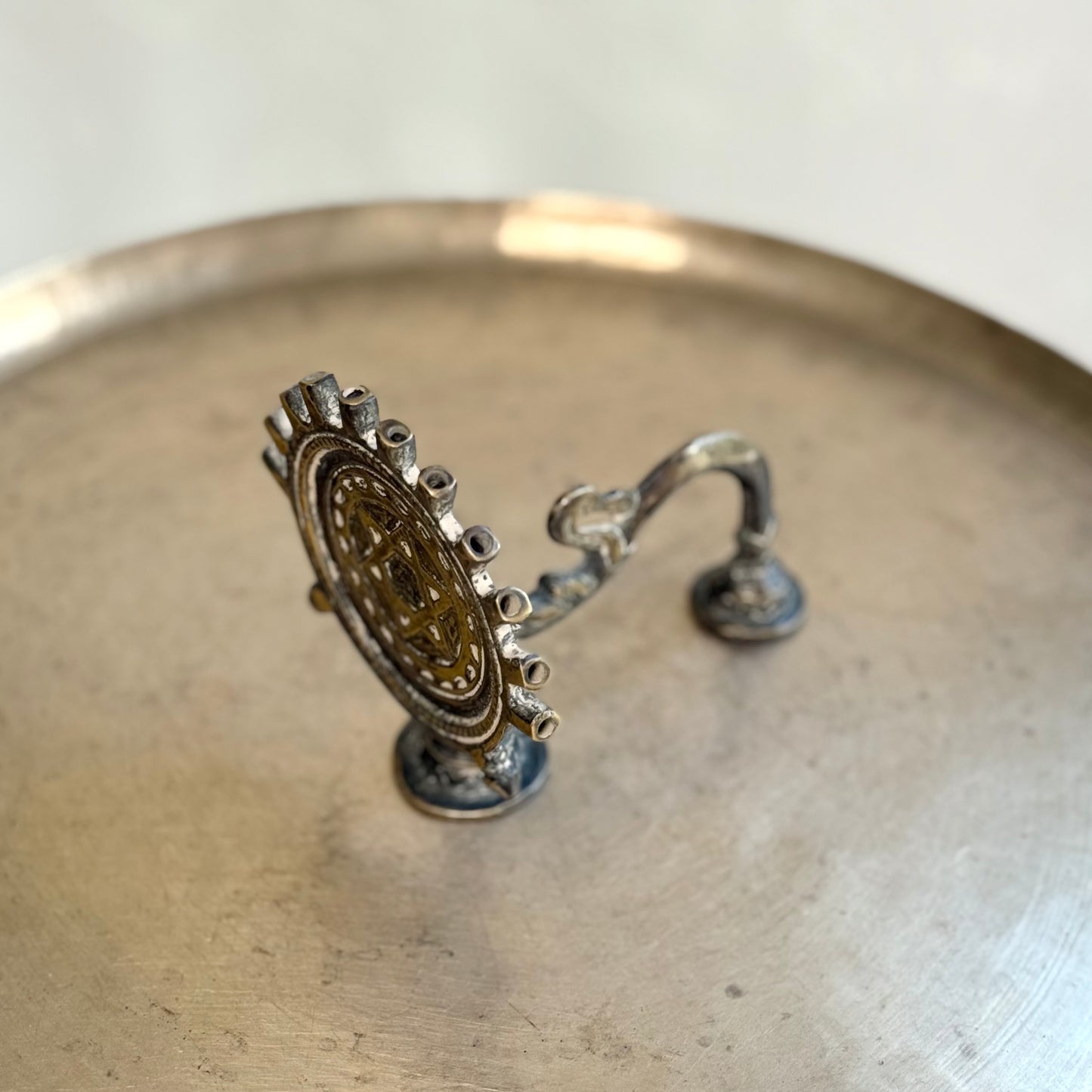 Vintage Brass Arti Diya