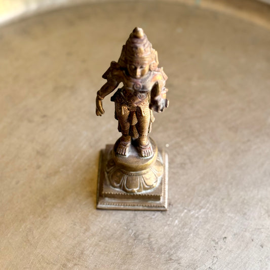 Goddess Parvati – Vintage Panchaloha Bronze Idol