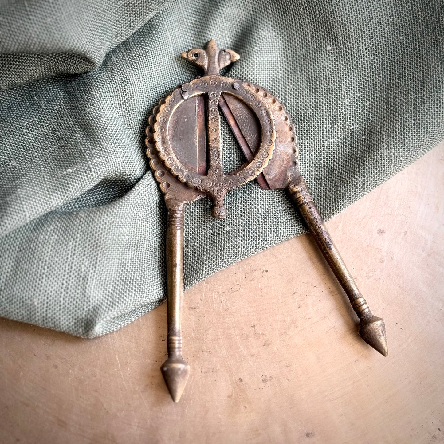 Brass Nut Cutter – Handcrafted Heritage Tool