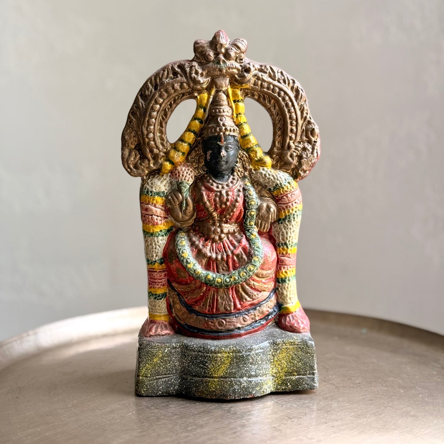 Vintage Golu doll - Tirupati Balaji with Goddess Padmavathy