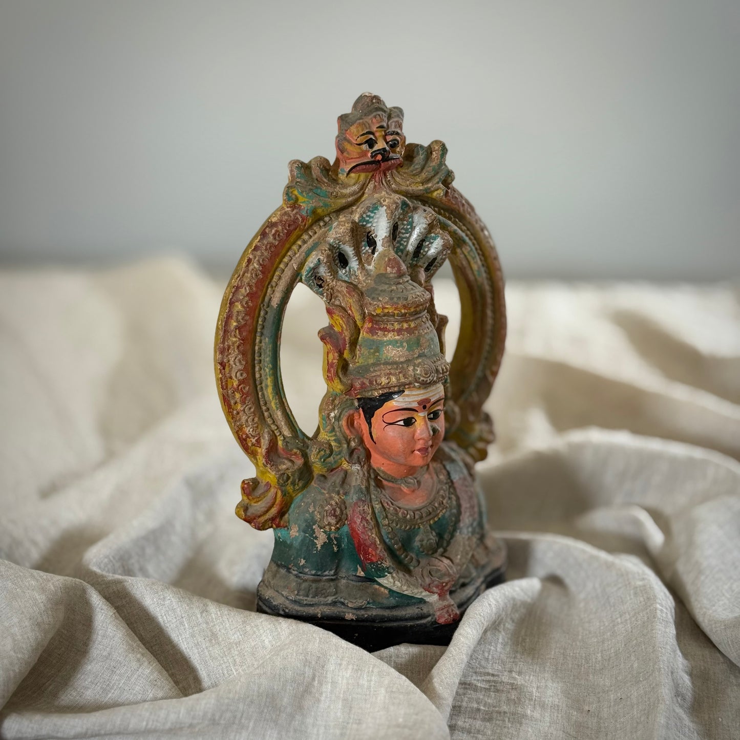 Rare Vintage Mariamman Golu Figurine — Circa 1930s