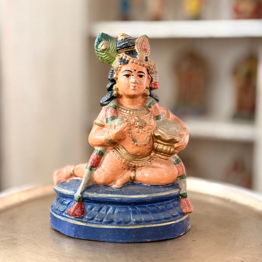 Antique Golu Doll: Bala Krishna (c. 1940s)