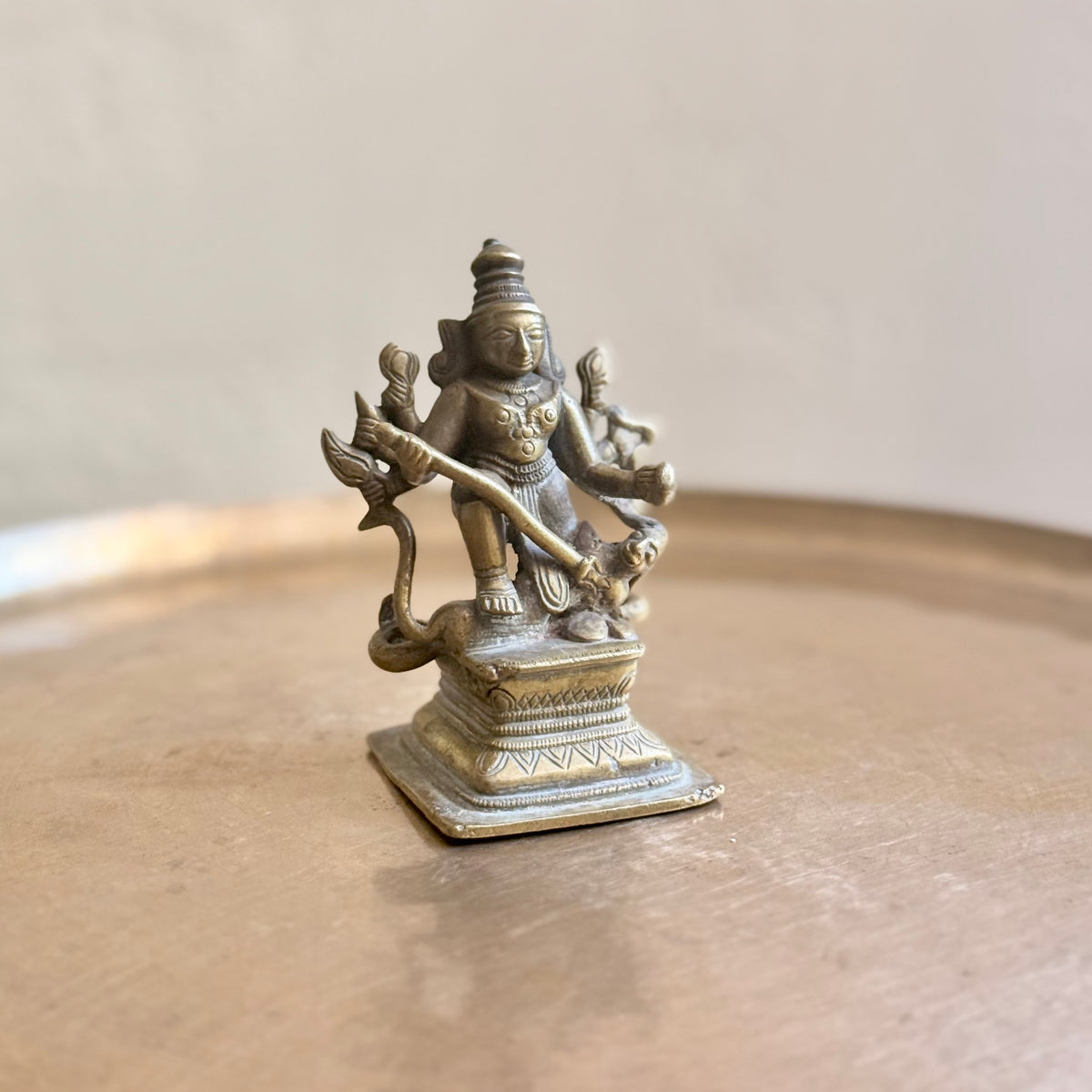 Rare Antique Ashtabhuja Mahishasuramardini | 90–100 Years Old