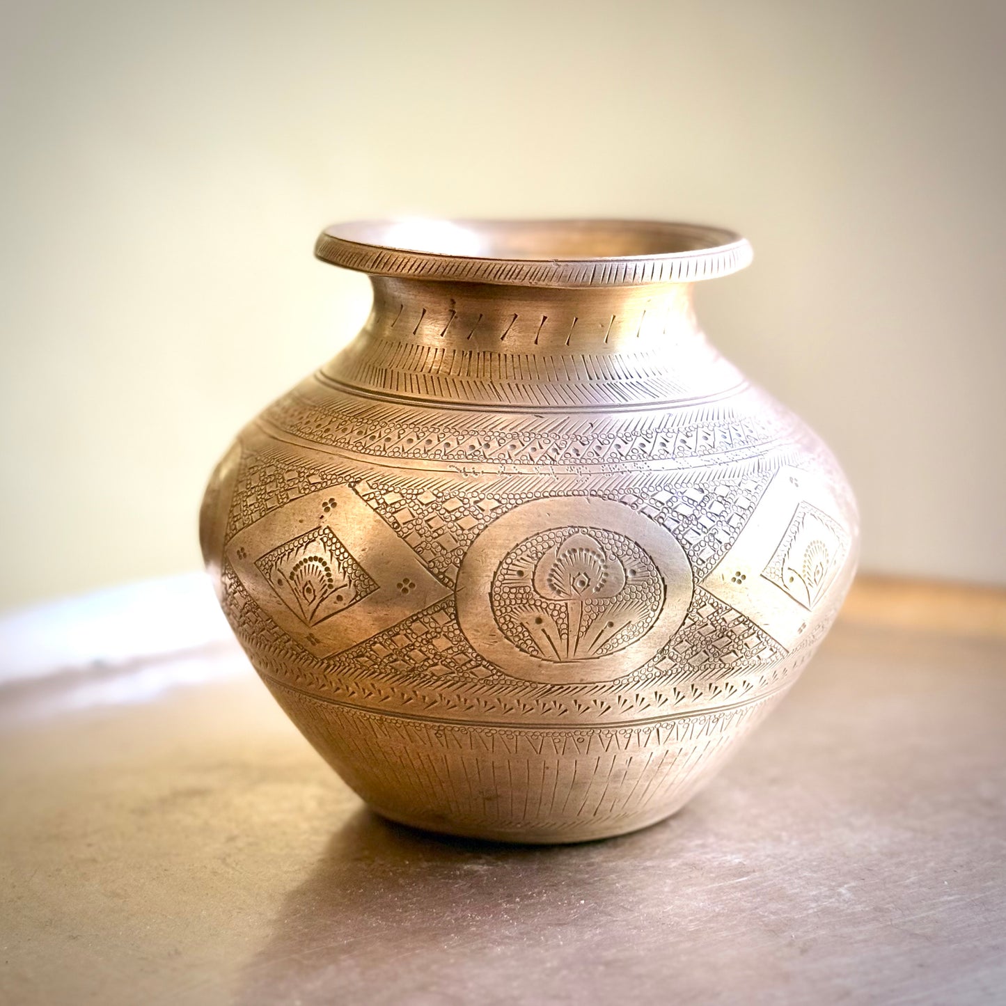 Antique Hand carved Kalash