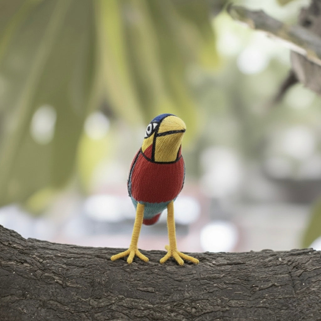 Hand-Crafted Wooden Bird ‘Chidiya’ by Veer Singh