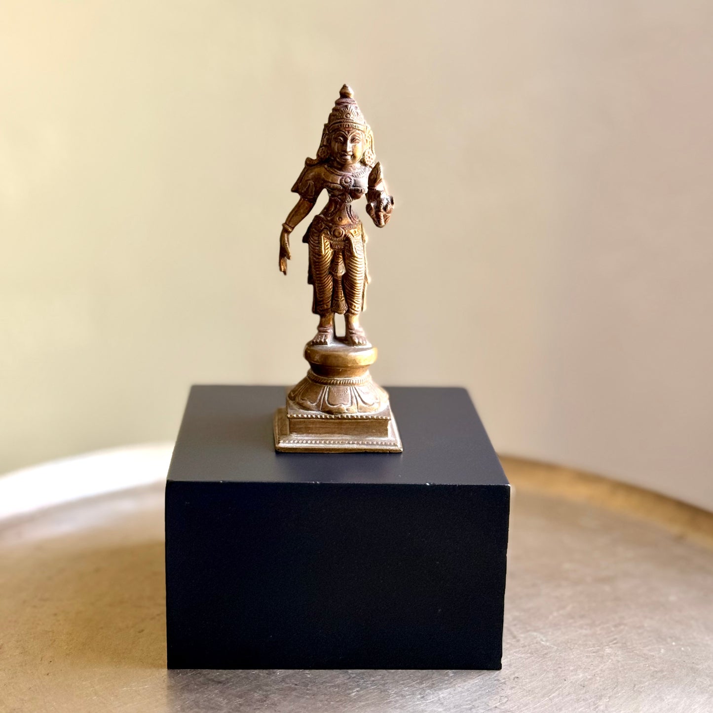 Goddess Parvati – Vintage Panchaloha Bronze Idol