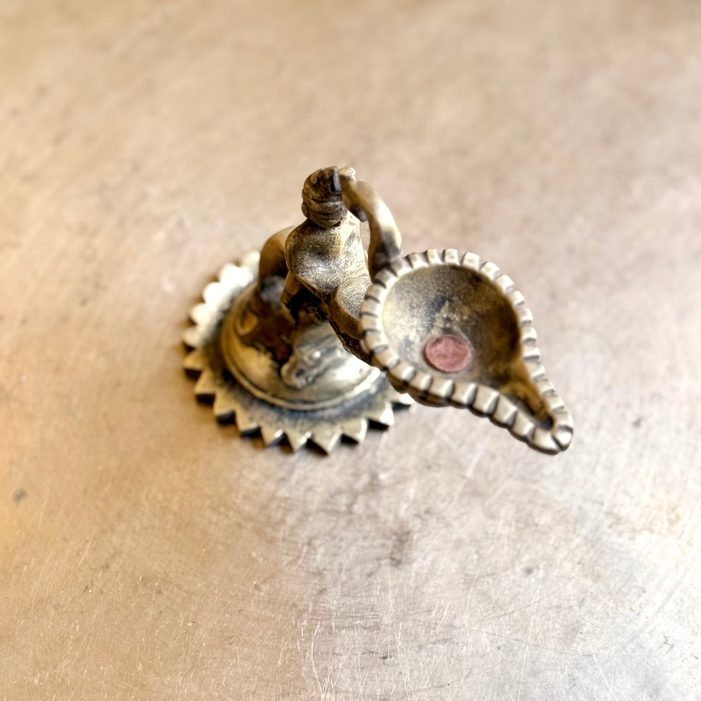 The Royal Mahout: Vintage Elephant Diya