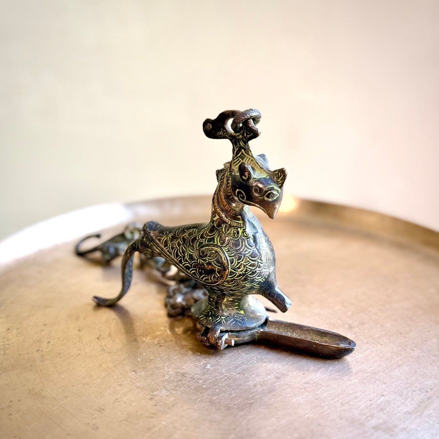 Mythical Bird Hanging Oil Lamp