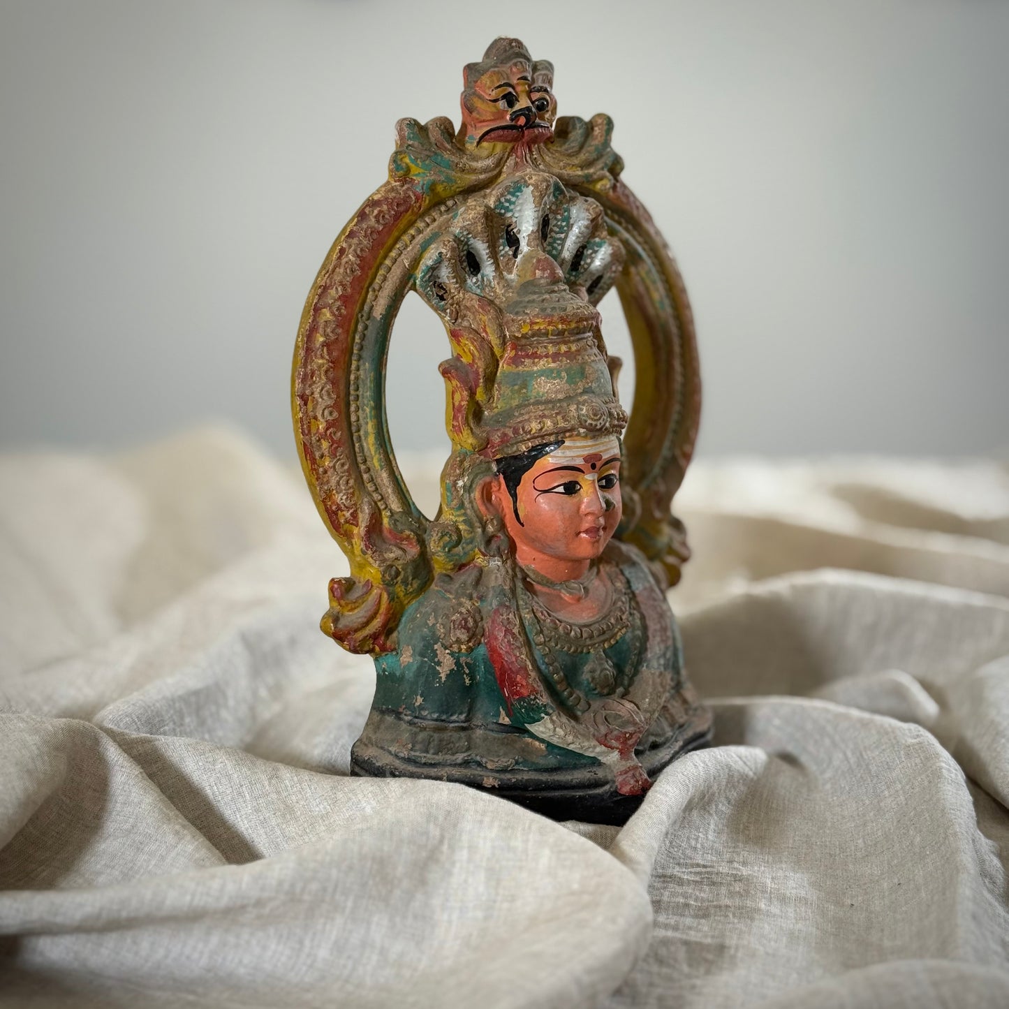 Rare Vintage Mariamman Golu Figurine — Circa 1930s