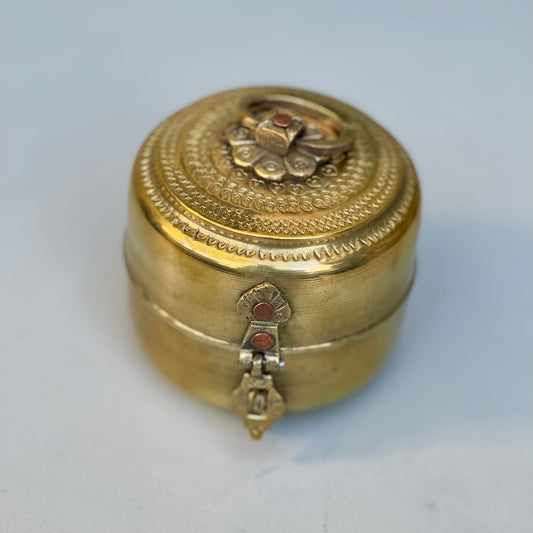 Vintage ‘Purna’ Brass Box