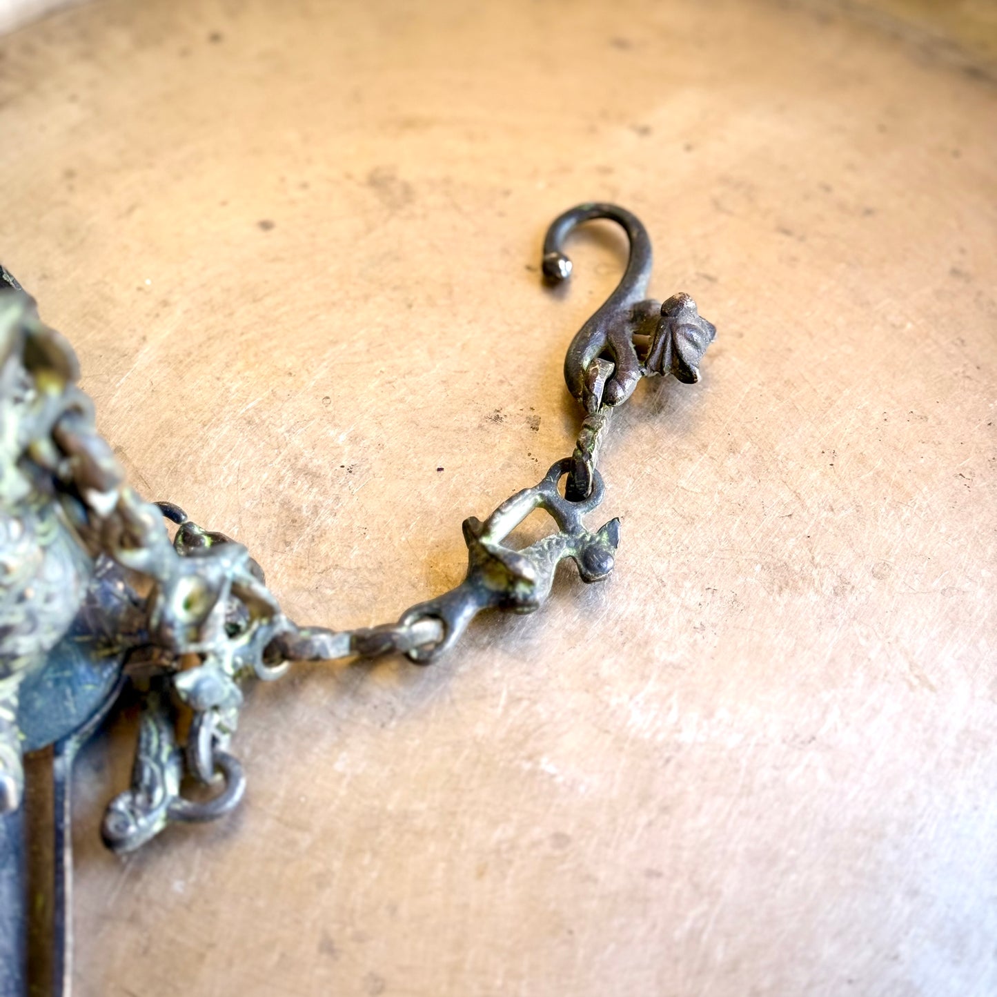 Mythical Bird Hanging Oil Lamp